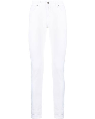 Dondup Turn-up Slim-fit Jeans - White