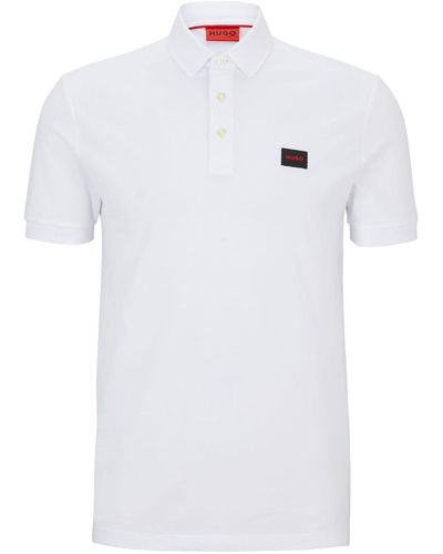 HUGO Dereso ポロシャツ - ホワイト
