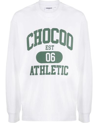 Chocoolate Logo-print Cotton T-shirt - Gray