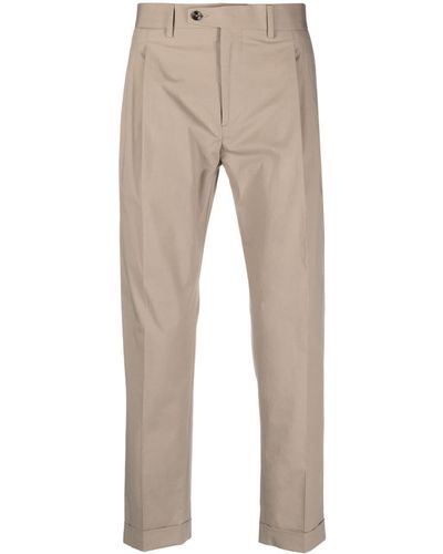Dell'Oglio Pantalones de vestir con pinzas - Neutro