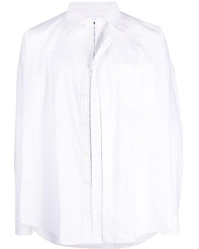 Y. Project Camisa con diseño deconstruido - Blanco