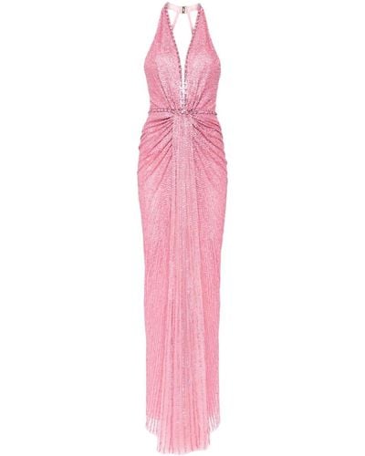 Jenny Packham Petunia Embellished Gown - Pink