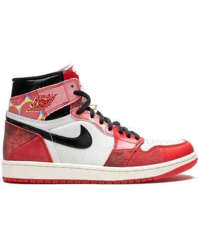 Nike Air 1 High Og "spider-man Across The Spider-verse" Sneakers - Red