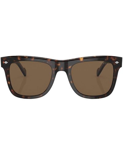 Vogue Eyewear Logo-print Wayfarer Sunglasses - Brown