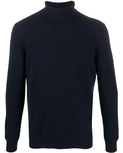 Pringle of Scotland Cashmere Roll-neck Sweater - Blue