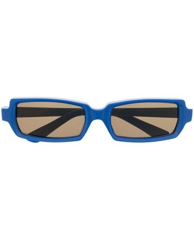 Undercover Sonnenbrille mit eckigem Gestell - Blau