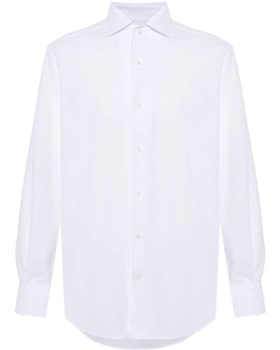 BOGGI Poloshirt aus japanischem Jersey - Weiß