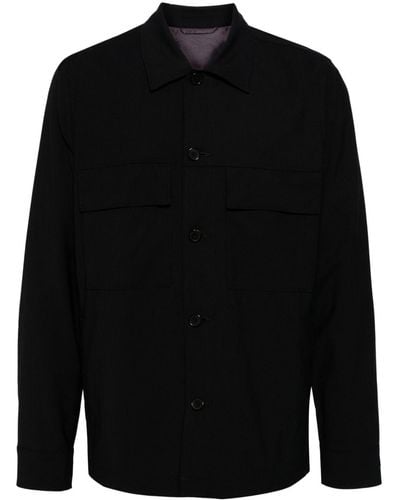 Paul Smith Long-sleeve Wool Shirt - Black