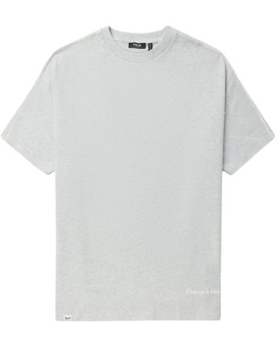 FIVE CM Drop-shoulder Cotton T-shirt - White