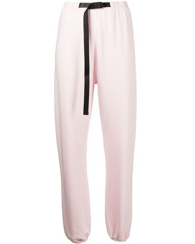 John Elliott Pantaloni sportivi con fibbia - Rosa