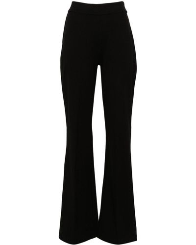 DKNY High-waist Bootcut Trousers - Black
