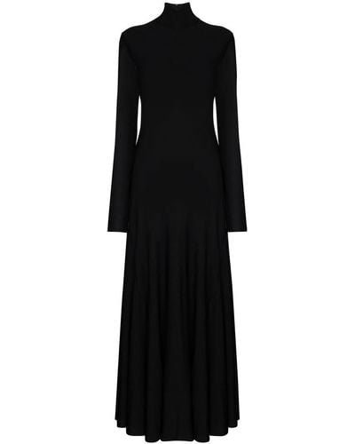 Bottega Veneta ハイネック ドレス - ブラック