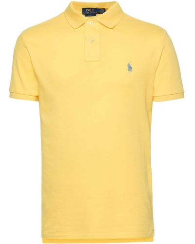 Polo Ralph Lauren Poloshirt mit Polo Pony - Gelb