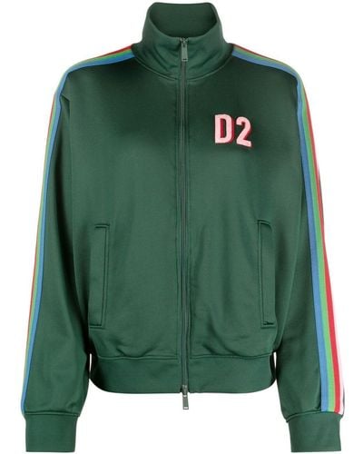 DSquared² Side-stripe Track Jacket - Green