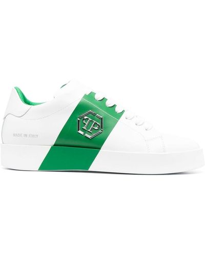 Philipp Plein Hexagon Low-top Sneakers - Groen