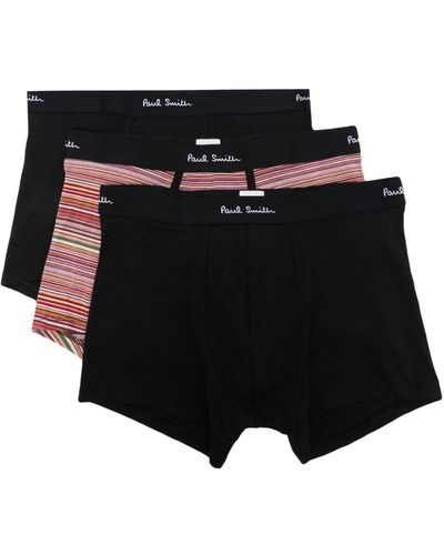 Paul Smith Set aus drei Shorts mit Logo-Bund - Schwarz