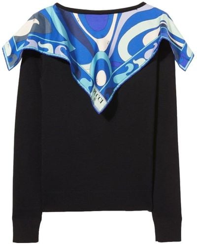 Black Emilio Pucci Sweaters and knitwear for Women | Lyst