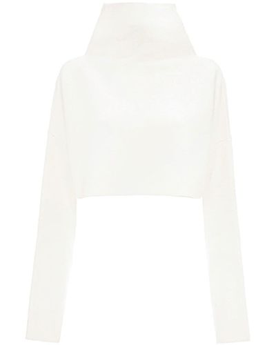 JW Anderson Cropped Trui - Wit