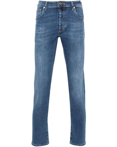 Incotex Mid-rise Slim-fit Jeans - Blue