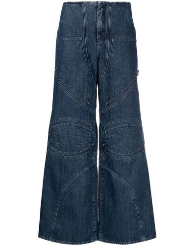 Off-White c/o Virgil Abloh Jeans mit weitem Bein - Blau