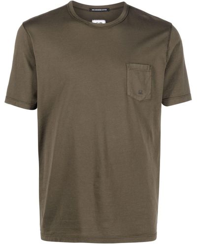 C.P. Company T-shirt Met Logoprint - Groen
