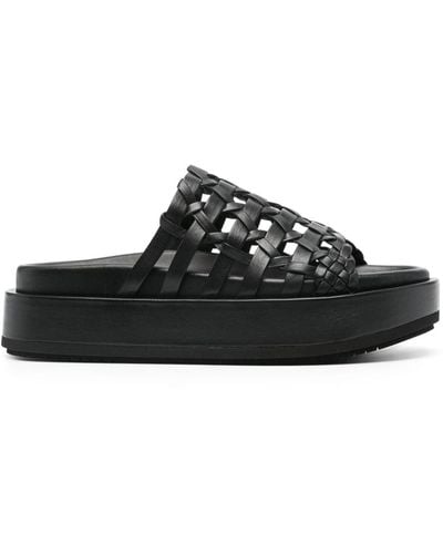 Paloma Barceló Nadira Leather Sandals - Black