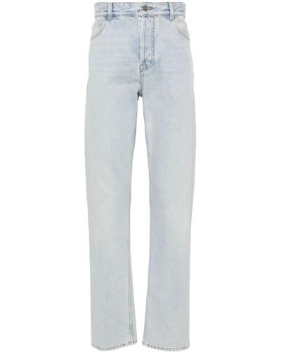 The Row Halbhohe Carlisle Slim-Fit-Jeans - Blau