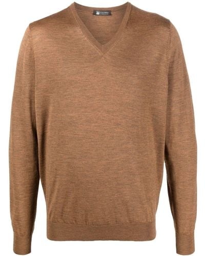 Colombo Slim-fit Cashmere Sweater - Brown