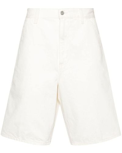 Carhartt Short Single Knee en toile - Blanc