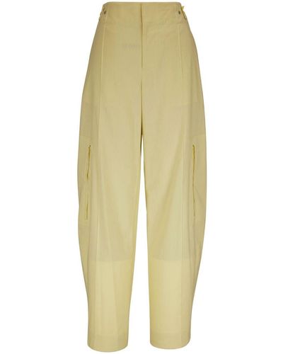 Vince Pressed-crease Tapered Trousers - Yellow