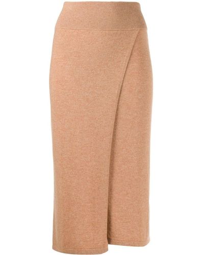 Cashmere In Love Lucia Wrap Knitted Skirt - Multicolor
