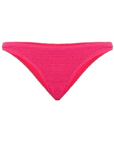 Bondeye Vista Seersucker Bikini Bottoms - Pink