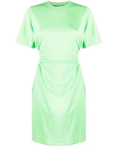 Karl Lagerfeld Jersey Cut-out Dress - Green