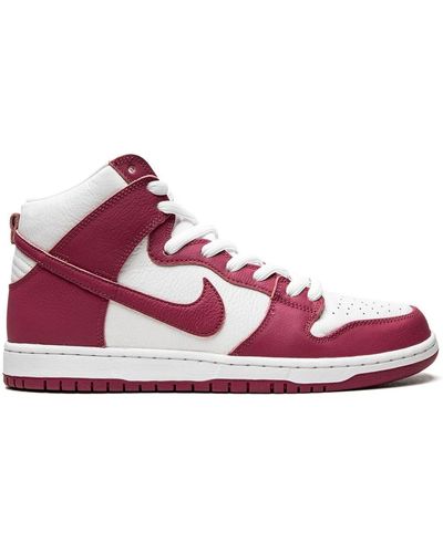 Nike Sb Dunk High "sweet Beet" Sneakers - Pink