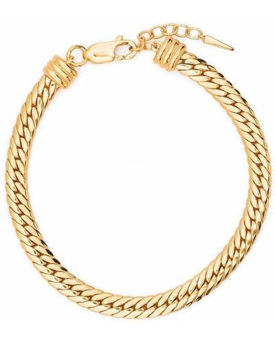 Missoma Camail Snake Chain Bracelet - Metallic
