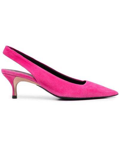 Furla Pointed-toe Slingback Court Shoes - Pink