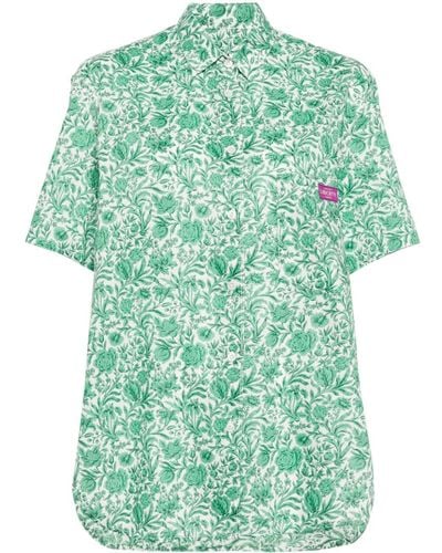 JNBY Liberty Hemd mit Blumen-Print - Grün