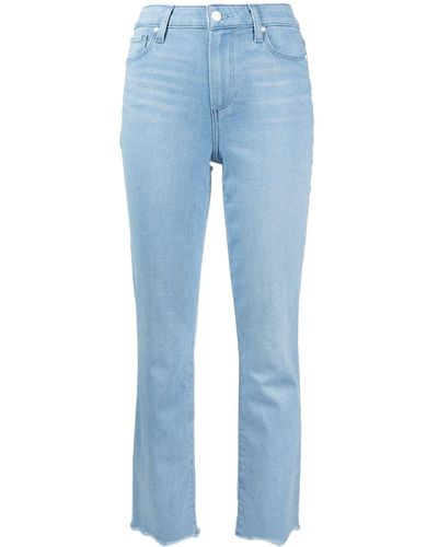 PAIGE Jeans Cindy con vita media - Blu