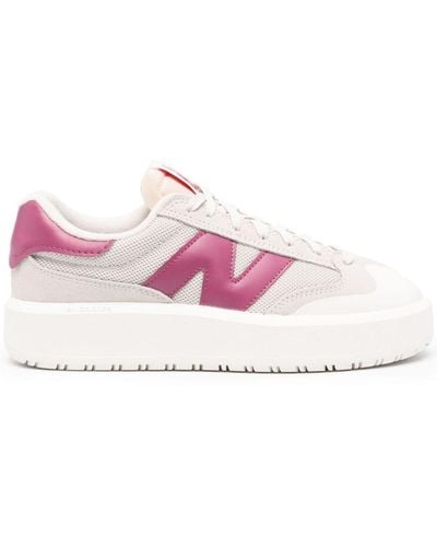 New Balance Ct302 Panelled Trainers - Pink