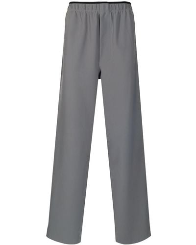 GR10K Elasticated-waist Trousers - Grey