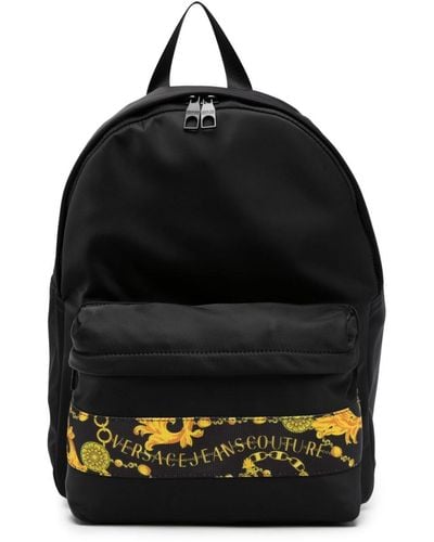 Versace Chain Couture Backpack - Black