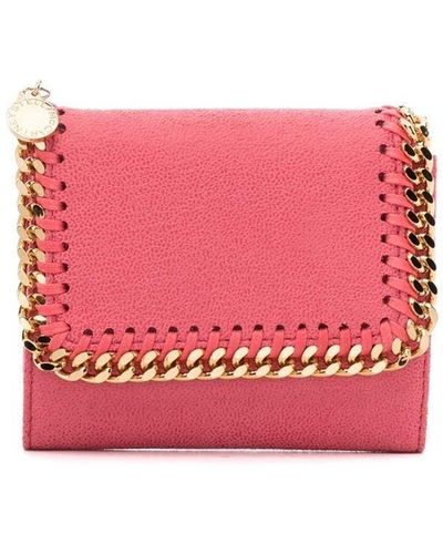 Stella McCartney Chain-link Artificial-leather Purse - Pink