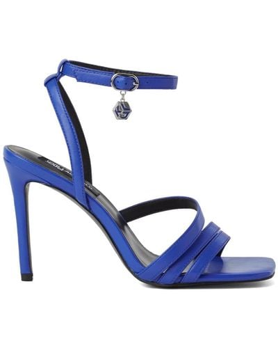 Karl Lagerfeld Manoir Logo-charm Sandals - Blue