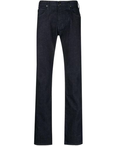 Emporio Armani Klassische Straight-Leg-Jeans - Blau