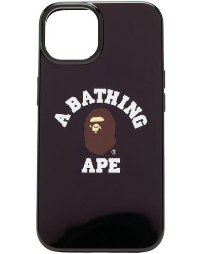 A Bathing Ape College Iphone 14 ケース - ブラック