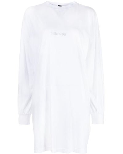 we11done T-shirt a maniche lunghe - Bianco