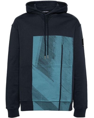 A_COLD_WALL* Strand Cotton Hoodie - Blue