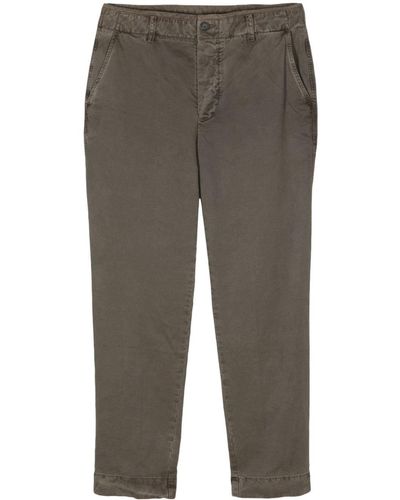 James Perse Tapered-leg Canvas Trousers - Grey