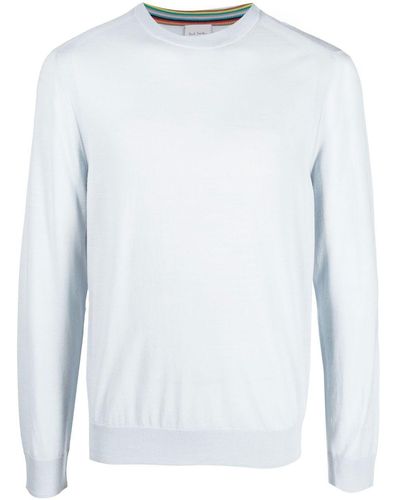 Paul Smith Crew-neck Long-sleeve Sweater - White
