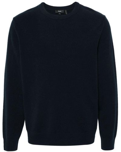 Theory Hilles Cashmere Jumper - Blue